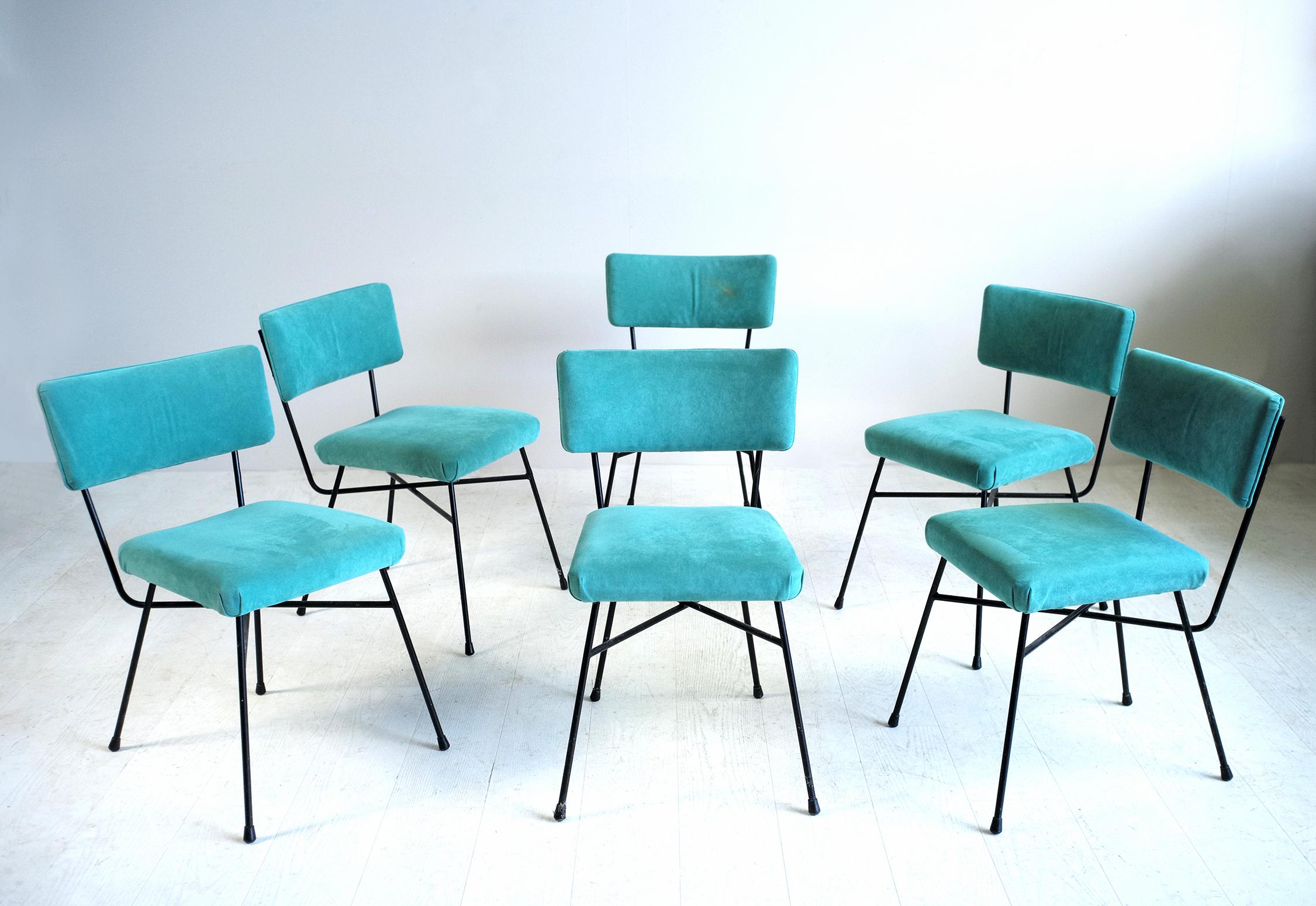 Studio BBPR, Series of 6 Elettra Chairs, Arflex, 1954 3