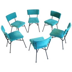 Studio BBPR, Series of 6 Elettra Chairs, Arflex, 1954