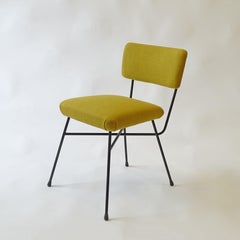 Studio BBPR Single Elettra Chair in Curry Yellow Fabric for Arflex 1954