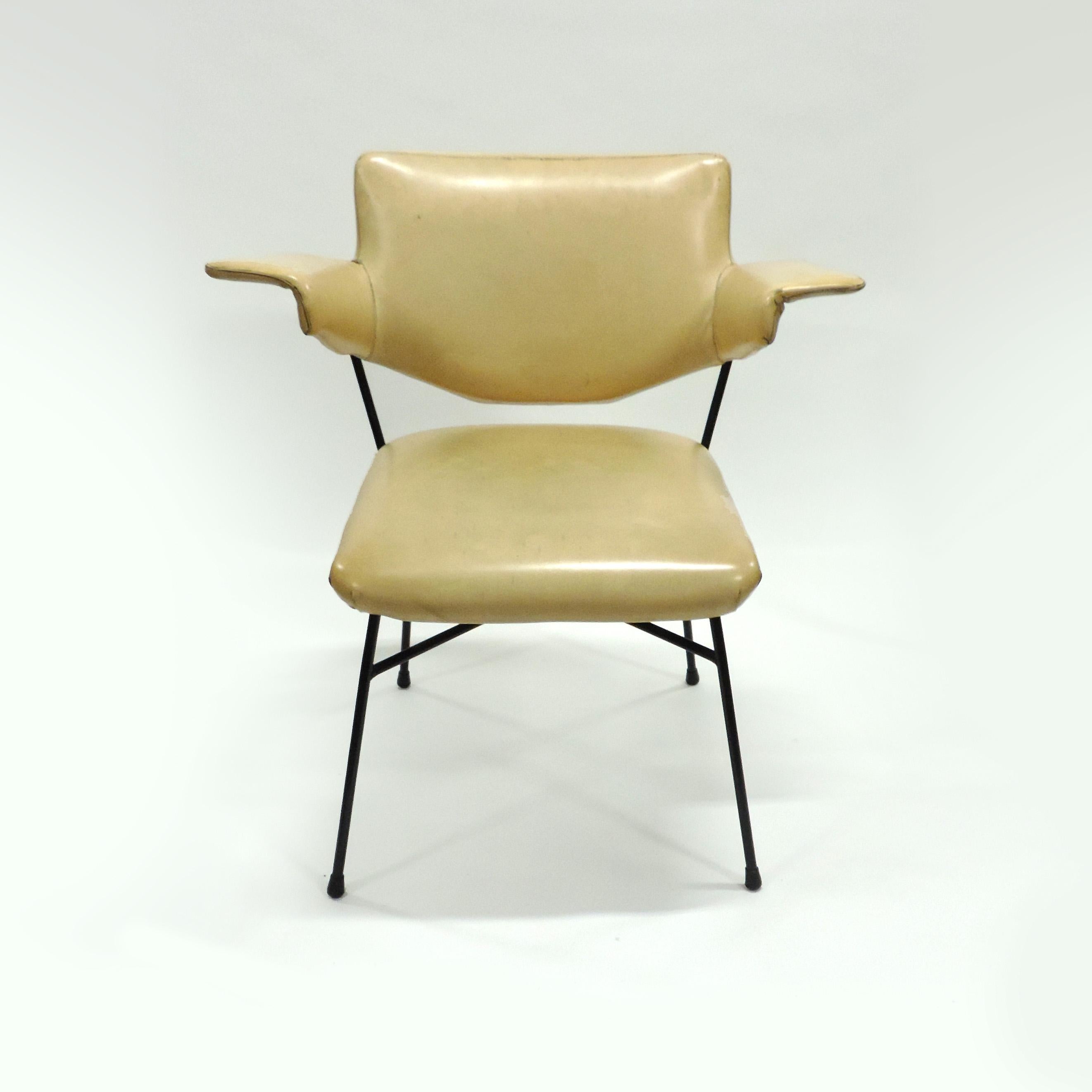 Lacquered Studio BBPR Urania Armchair for Arflex, Italy, 1954 For Sale