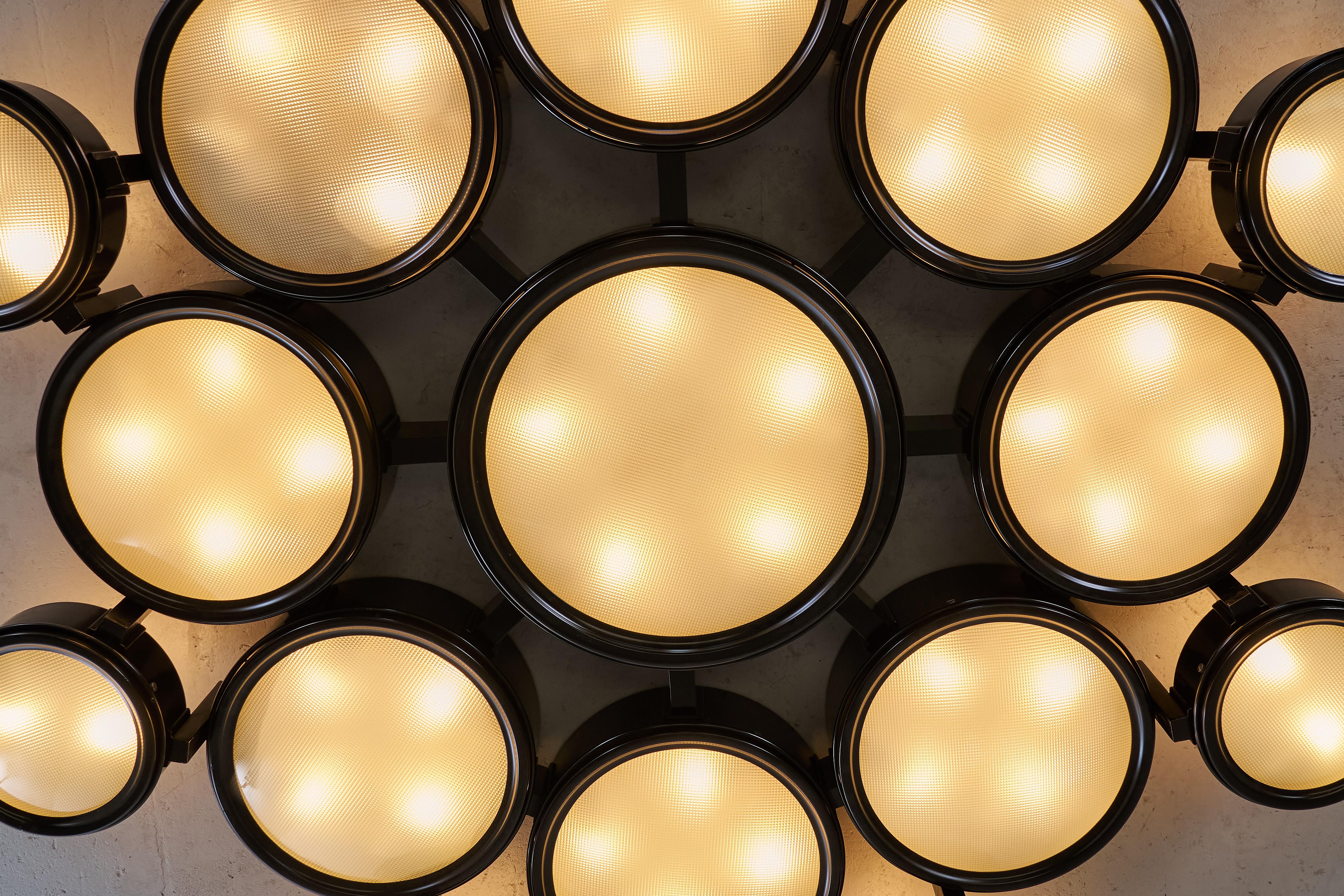 Studio B.B.R.P 2045/d Lámpara de techo para Arteluce, Italia, 1962 en venta 5