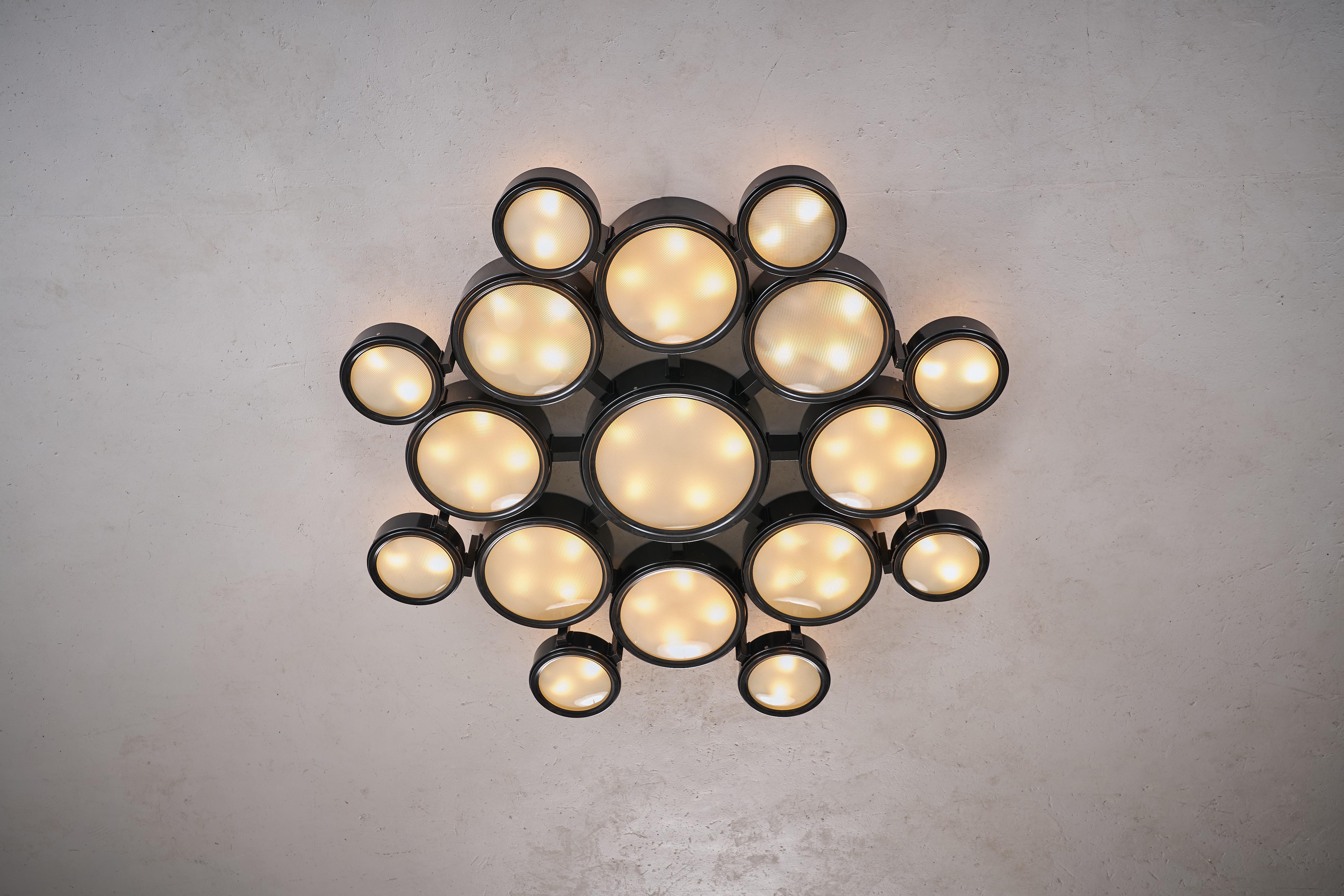 Studio B.B.R.P 2045/d Lámpara de techo para Arteluce, Italia, 1962 en venta 7