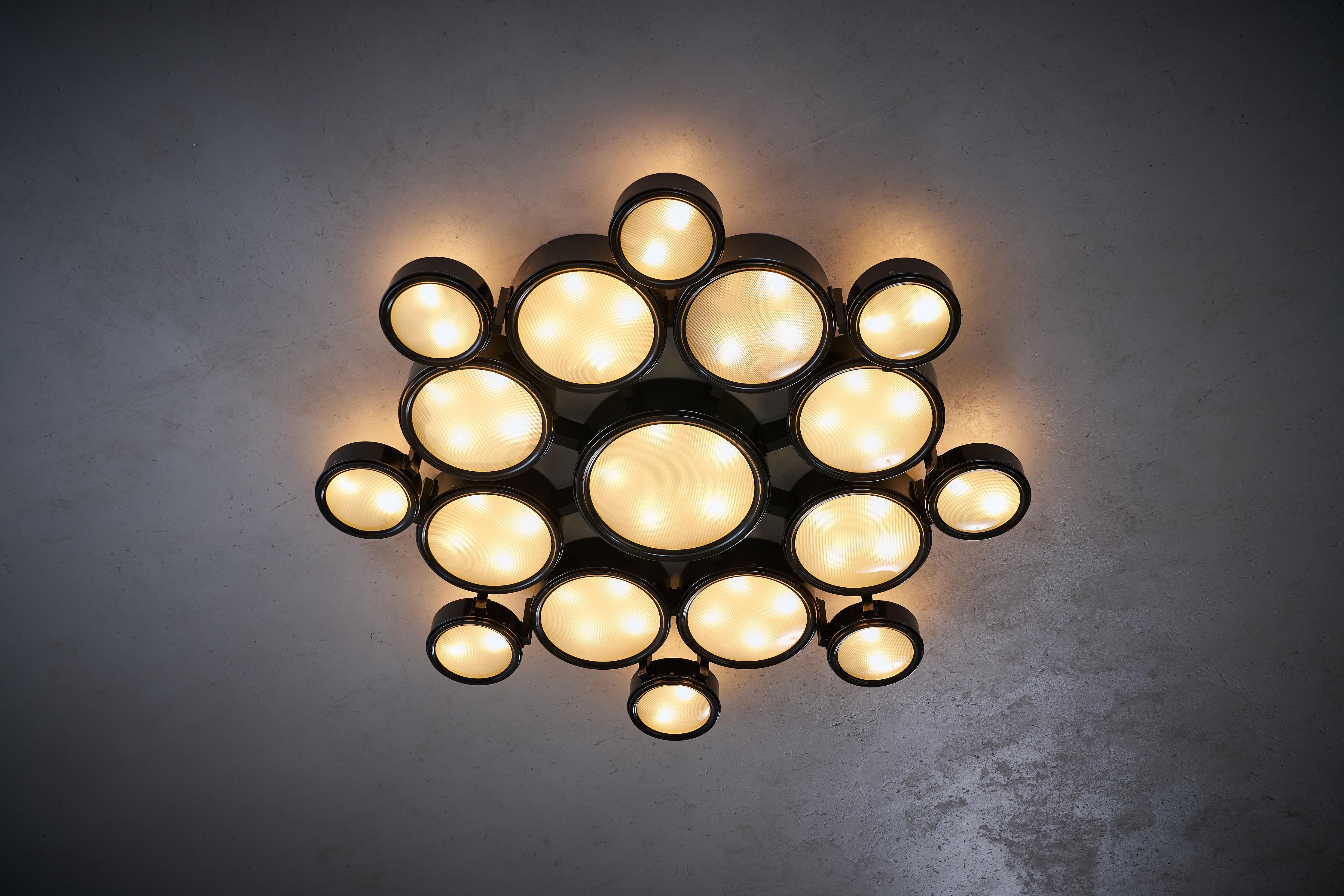 Studio B.B.R.P 2045/d Lámpara de techo para Arteluce, Italia, 1962 en venta 8