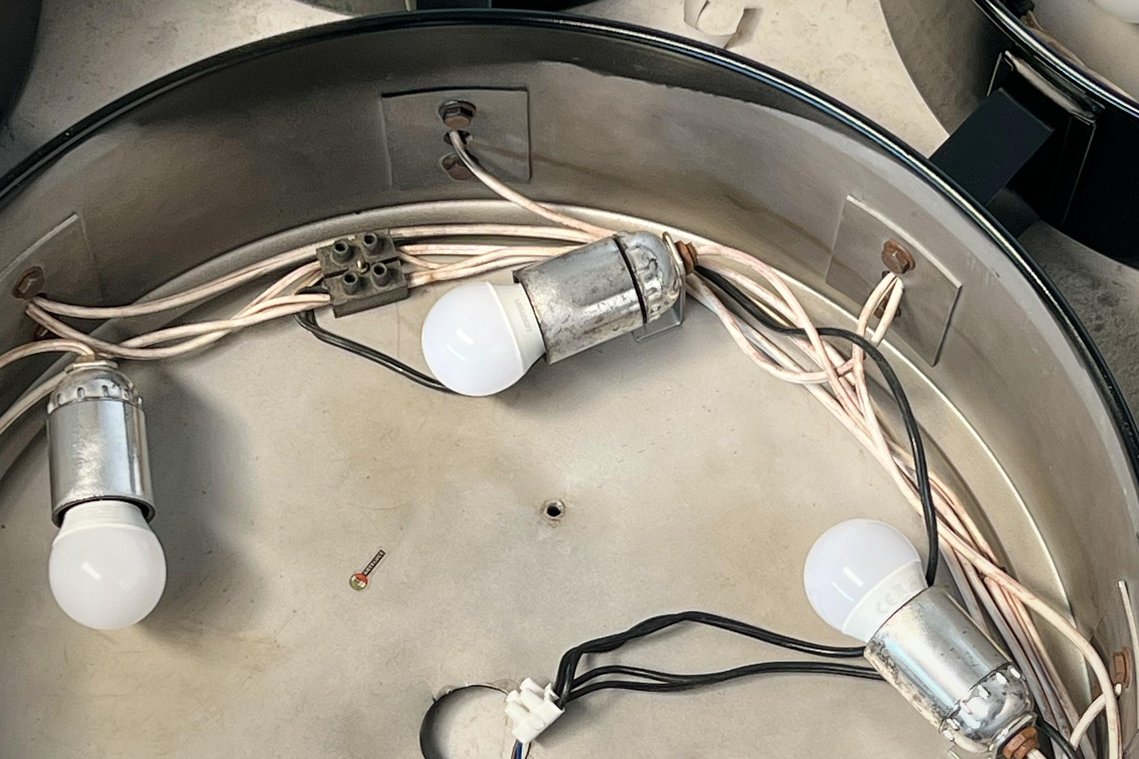 Studio B.B.R.P 2045/d Lámpara de techo para Arteluce, Italia, 1962 en venta 10