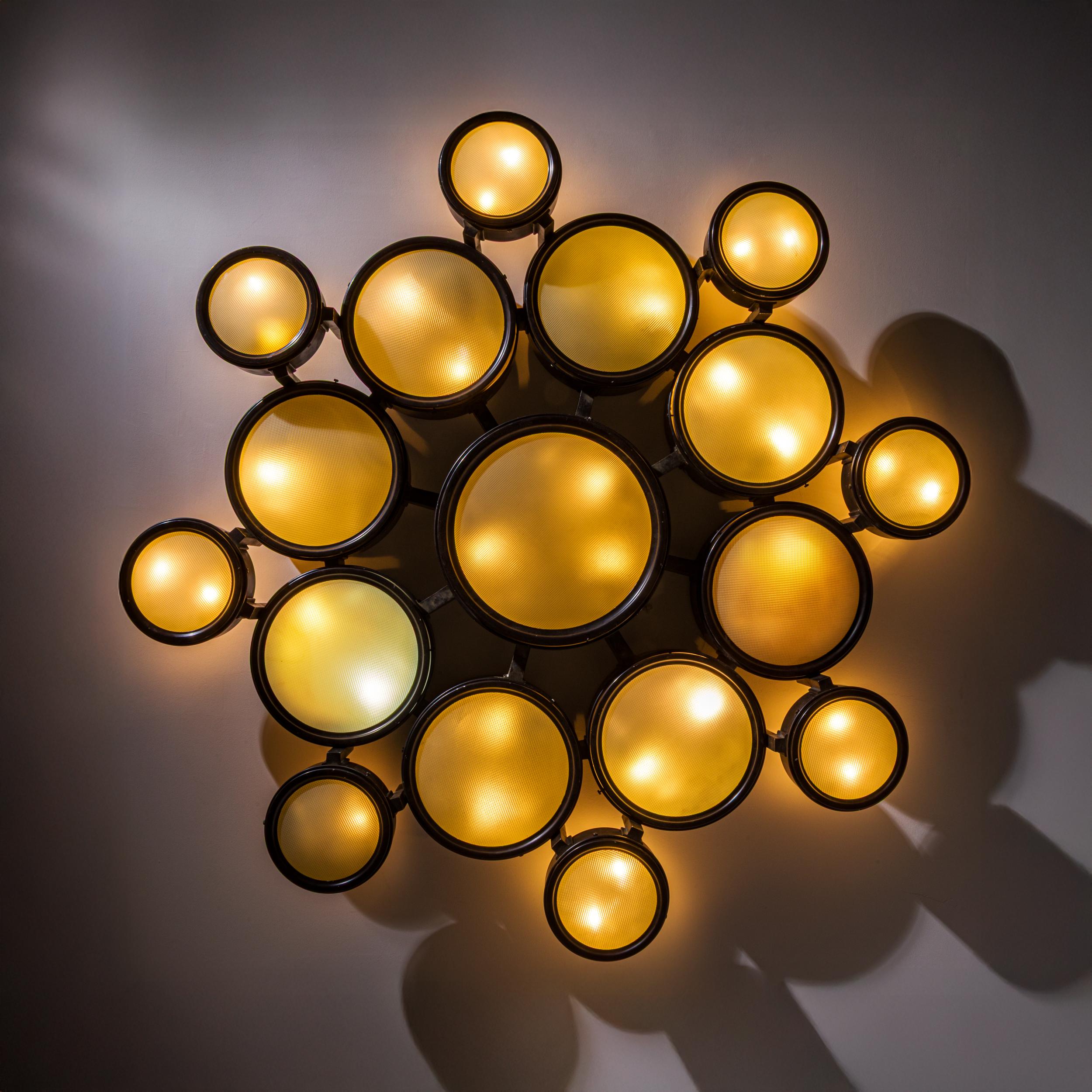 Mid-Century Modern Studio B.B.R.P 2045/d Ceiling Light for Arteluce, Italy, 1962 For Sale