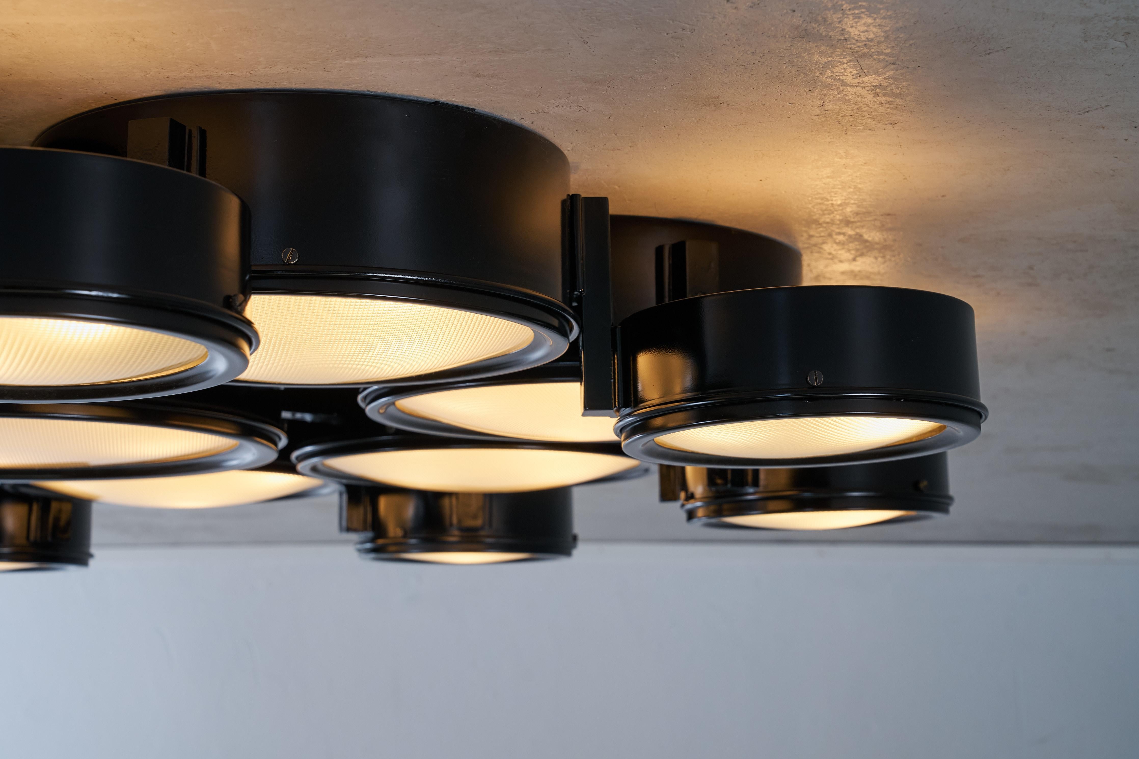 Studio B.B.R.P 2045/d Lámpara de techo para Arteluce, Italia, 1962 en venta 2