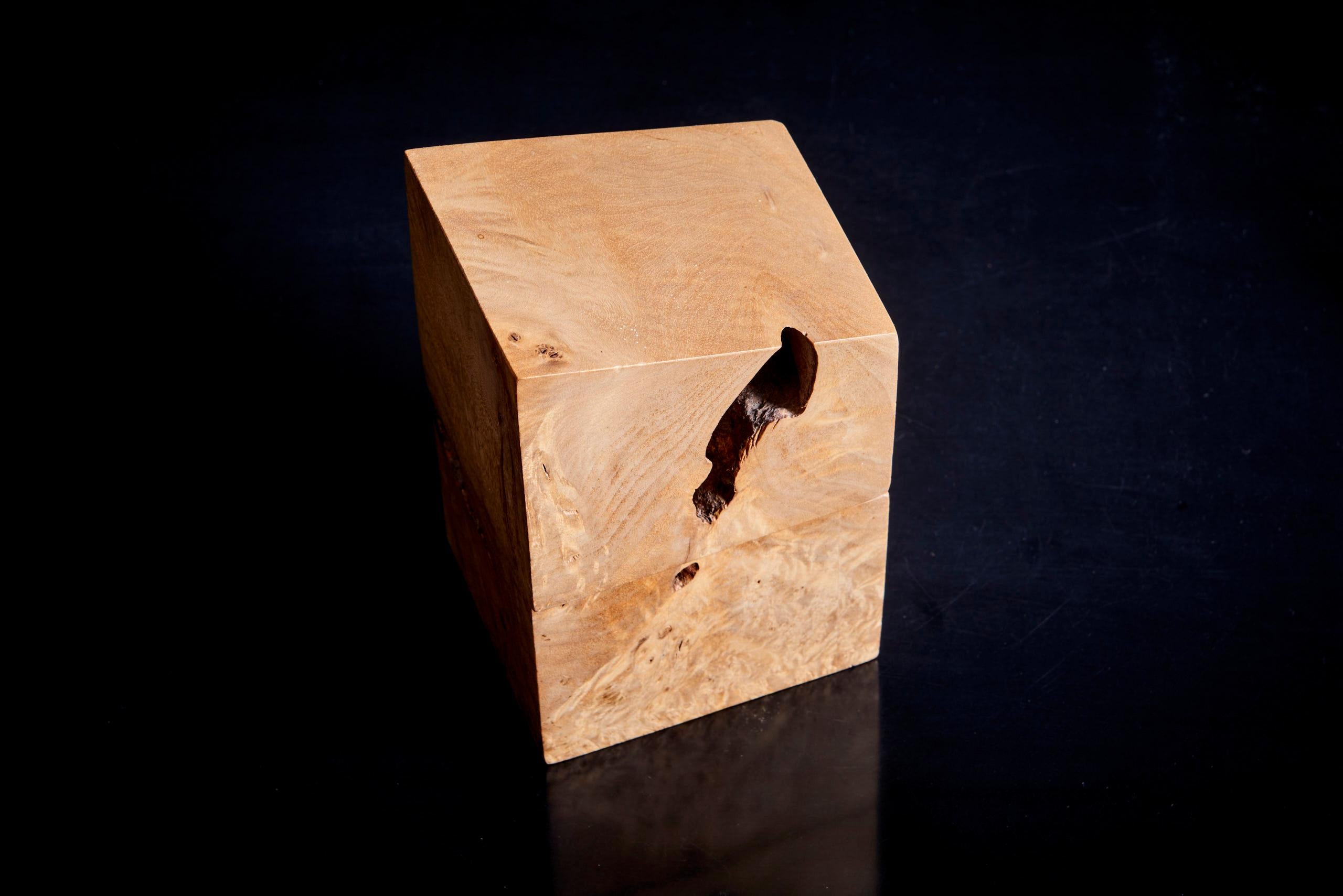 Wood Studio Box by American Craftsman Michael Elkan, Us 'No 3' For Sale