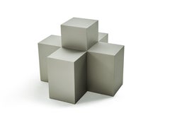 Studio Brancusi I Sculptural Side Table Matte Steel Customizable