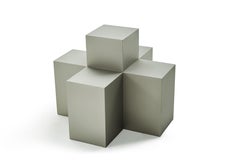 Studio Brancusi I Sculptural Side Table Matte Steel Customizable