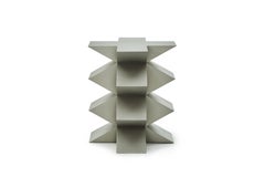 Studio Brancusi III Sculptural Side Table Matte Steel Customizable