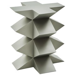 Studio Brancusi III Sculptural Side Table Matte Steel Customizable