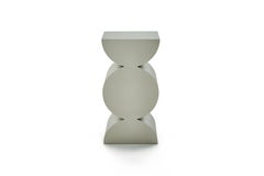 Studio Brancusi XI Sculptural Side Table Matte Steel Customizable