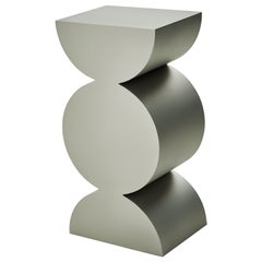 Studio Brancusi XI Sculptural Side Table Matte Steel Customizable