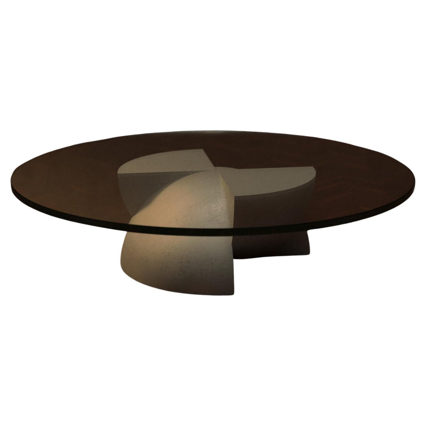 Studio Brocky Space-Age Cast Aluminium ‘Axis’ Sculptural Coffee Table
