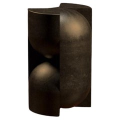 Studio Brocky Space-Age Cast ‘Capsule’ Sculptural Pedestal Basalt Studio Brocky Space-Age Cast ‘Capsule’ Sculptural Pedestal Basalt