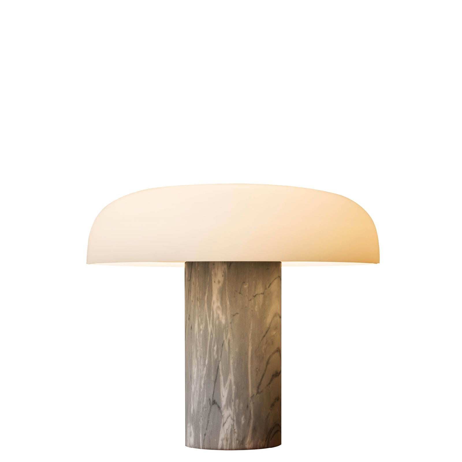 Studio Buratti 'Tropico' Black Marble & Glass Table Lamp for Fontana Arte For Sale 5