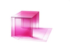 Studio Buzao, Null Writing Desk Hot Pink Edition, Laminated Glass