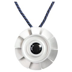 Studio C Black Spinel and Aluminium Necklace