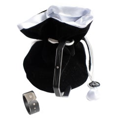 Studio C Diamonds and Black Aluminium Ring and its Bracelet