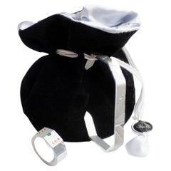 Studio C Emerald and Yellow Sapphires and Aluminium Ring and its Bracelet