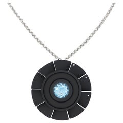 Studio C Topaz Diamonds and Aluminium Necklace