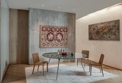 Studio Cappellini Normal Chair with Leather Upholstery for Cappellini