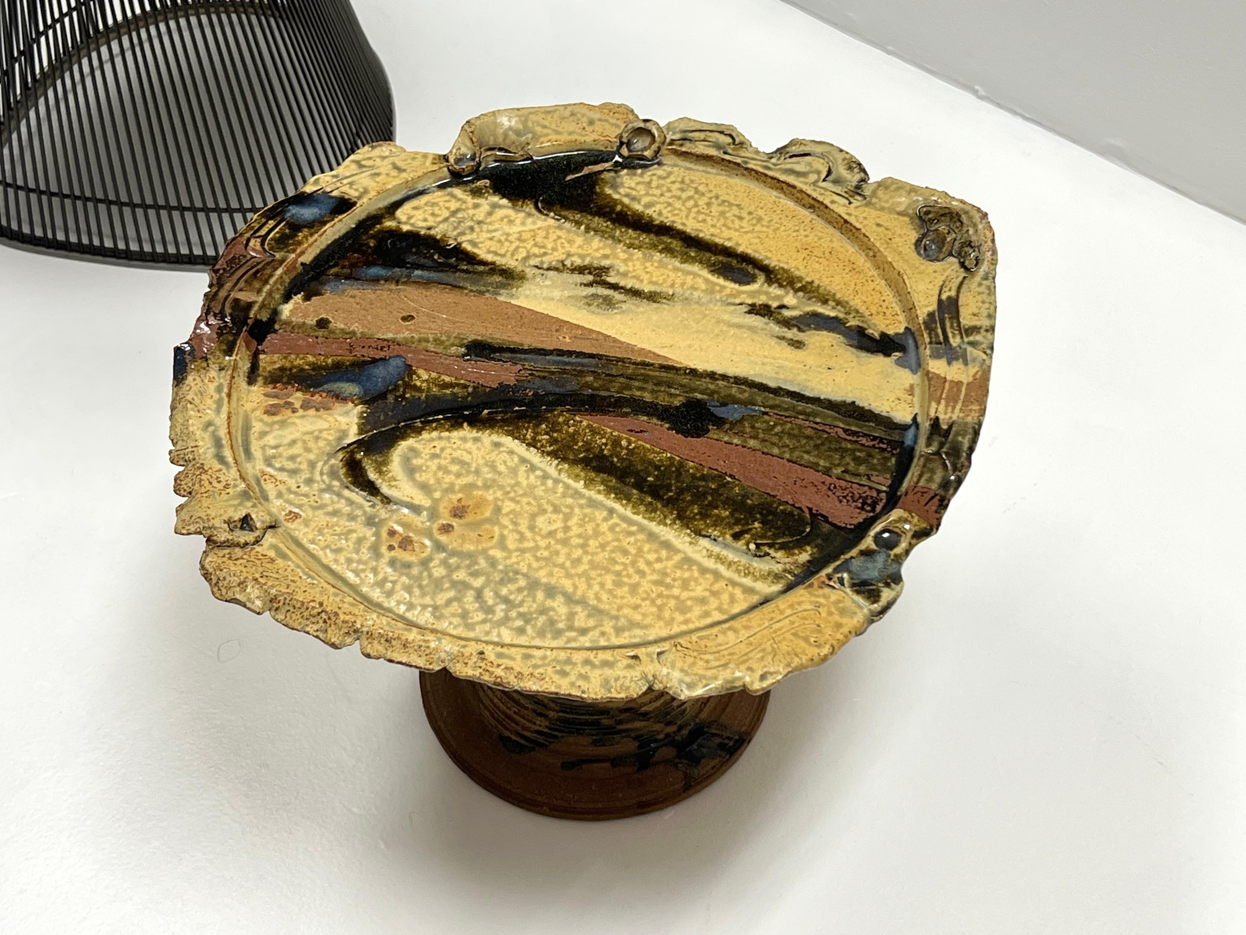 Céramique Table d'appoint en céramique de Studio Pottery Art en vente