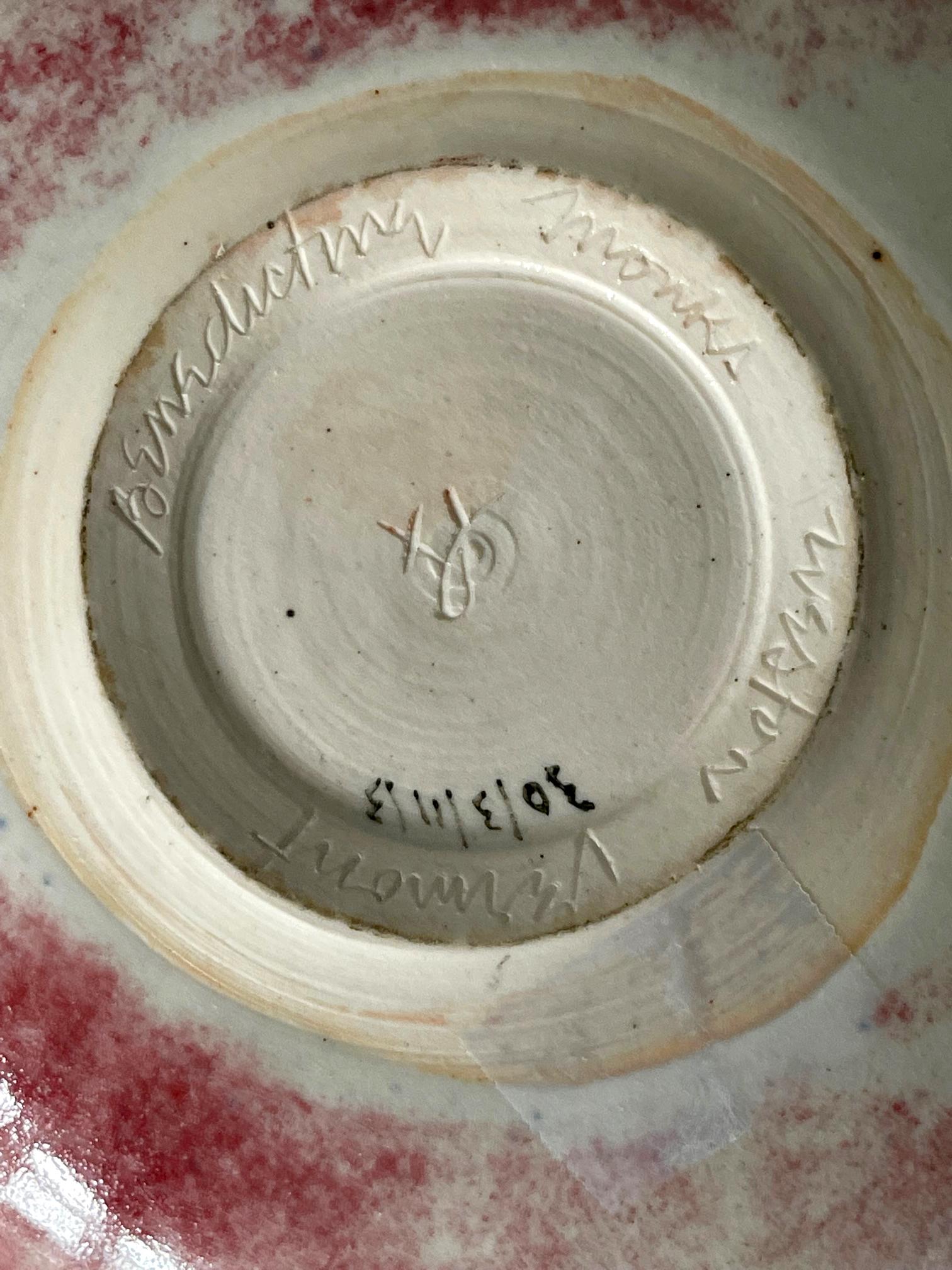 Early Studio Ceramic Bowl by Brother Thomas Bezanson For Sale 4