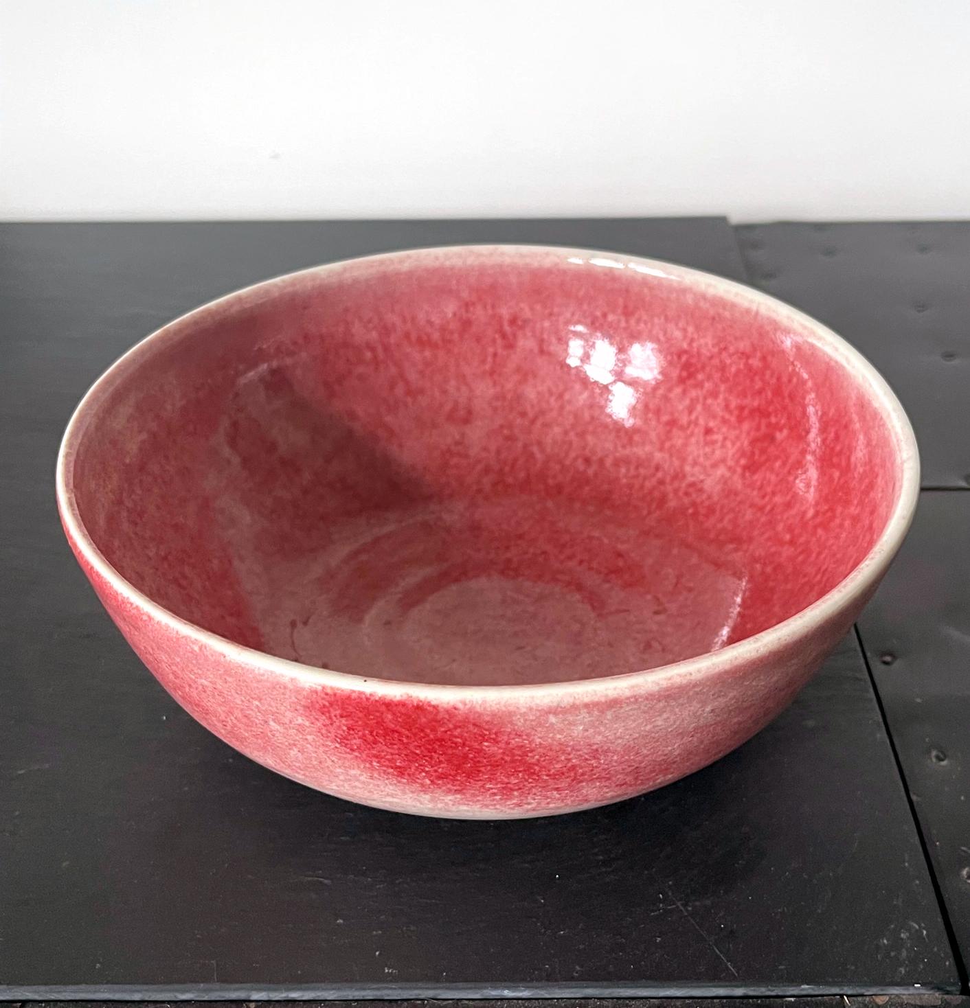 Glazed Early Studio Ceramic Bowl by Brother Thomas Bezanson For Sale