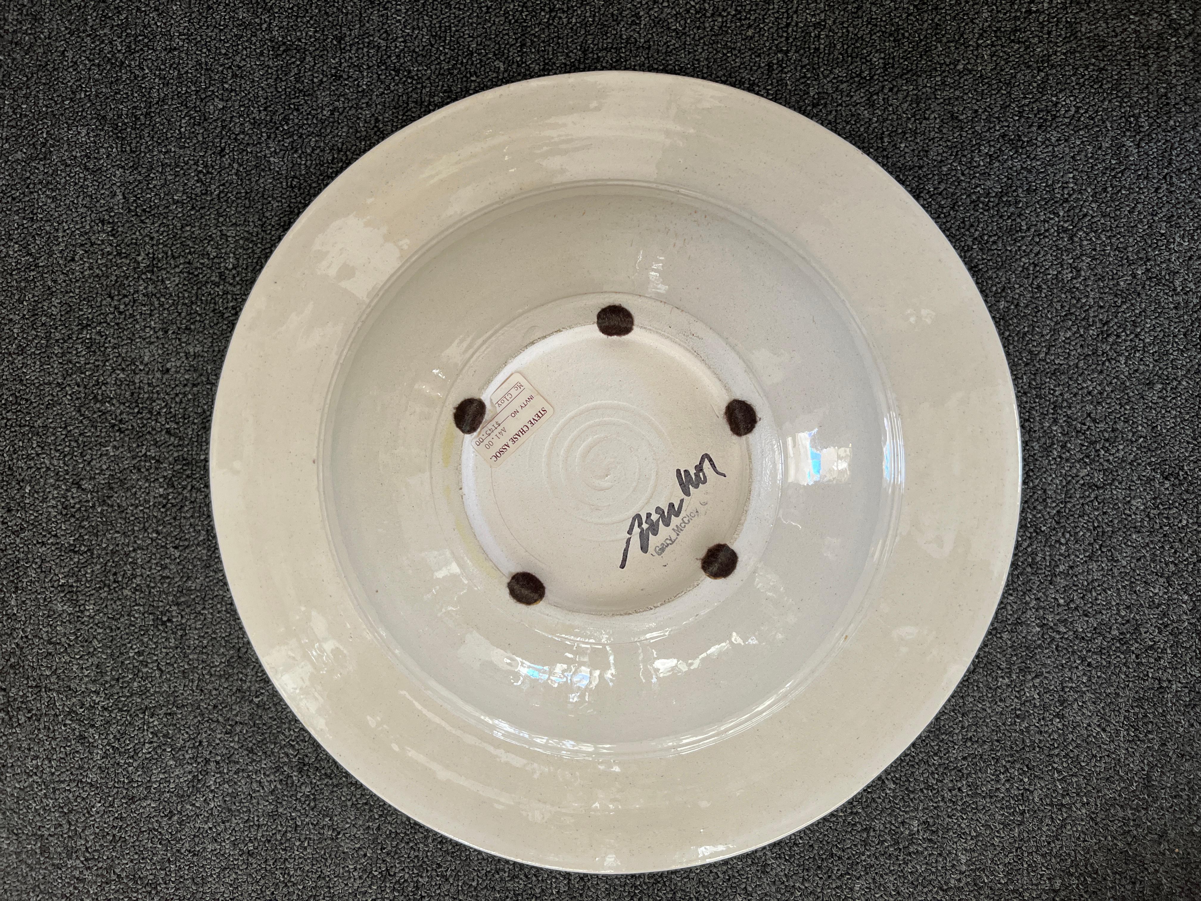 Modern Studio Ceramic Bowl by Gary McCloy for Steve Chase For Sale