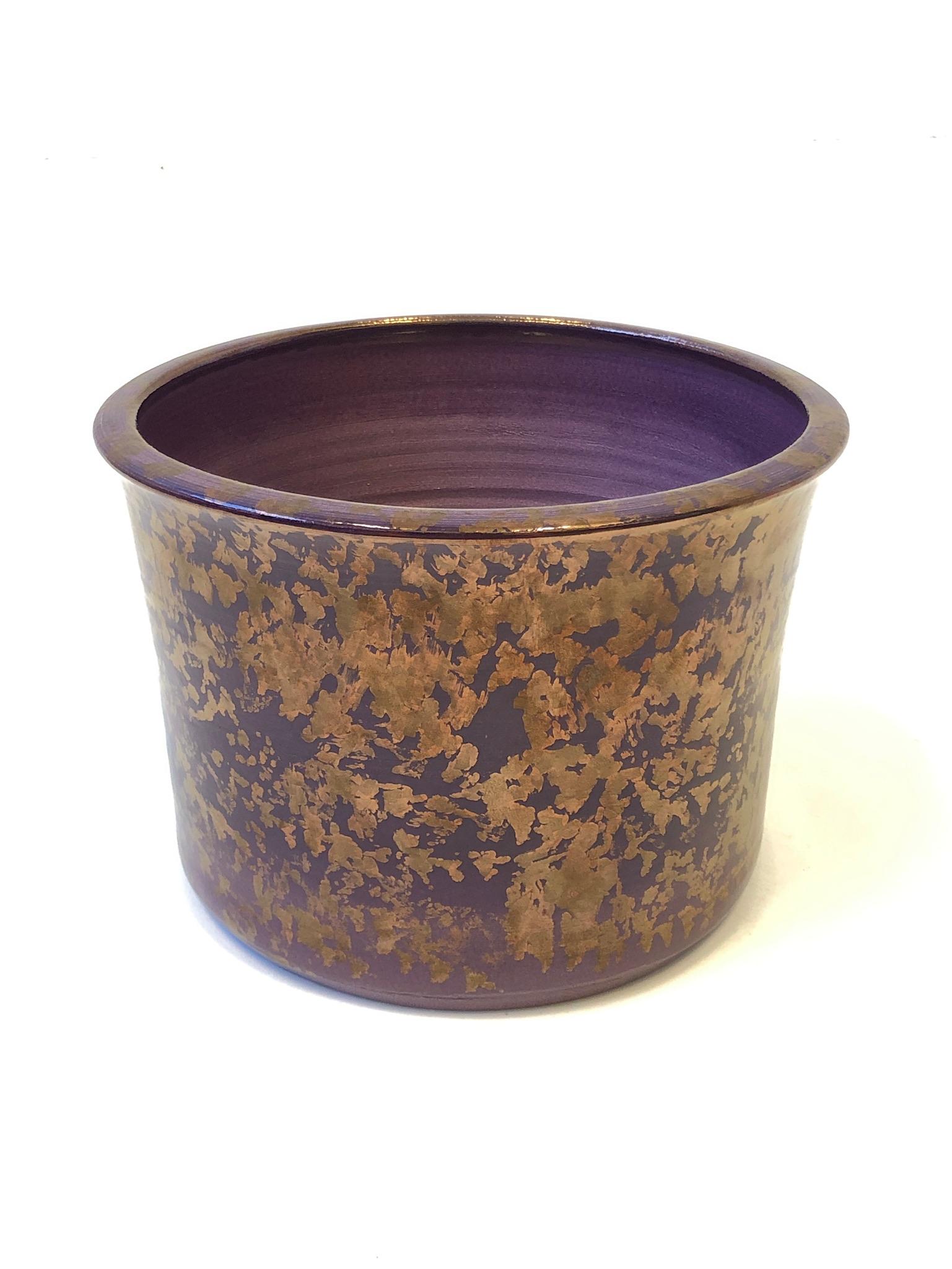 Glazed Studio Ceramic Cachepot by Gary McCloy for Steve Chase For Sale