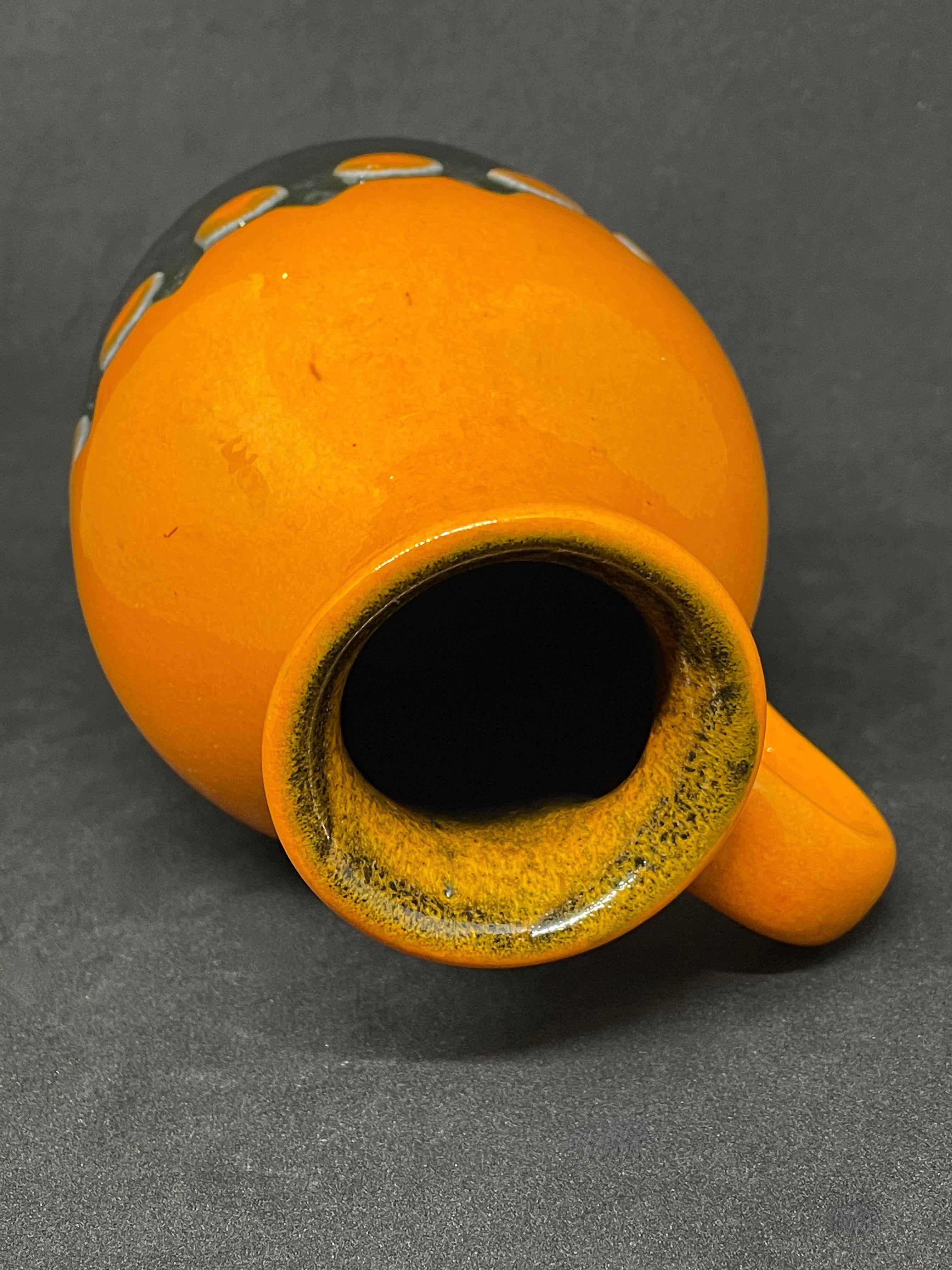 Vase à lave grasse en céramique de Studio A par Jasba Keramik, Allemagne, années 1970 en vente 3