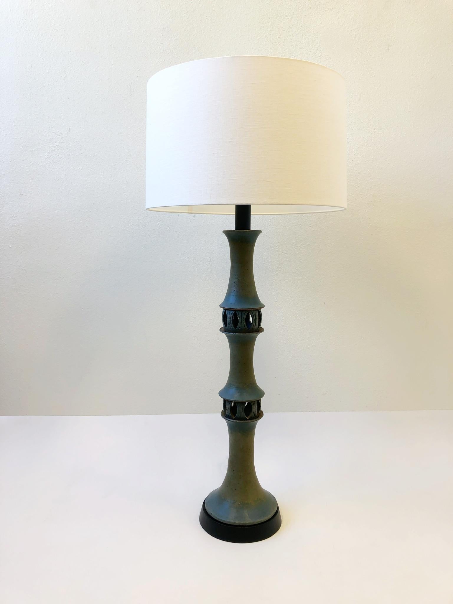 Studio Ceramic Floor Lamp by Raul Coronel 1