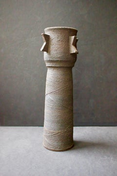 Sculpture ou vase en céramique de Clive Brooker:: Angleterre:: années 1960