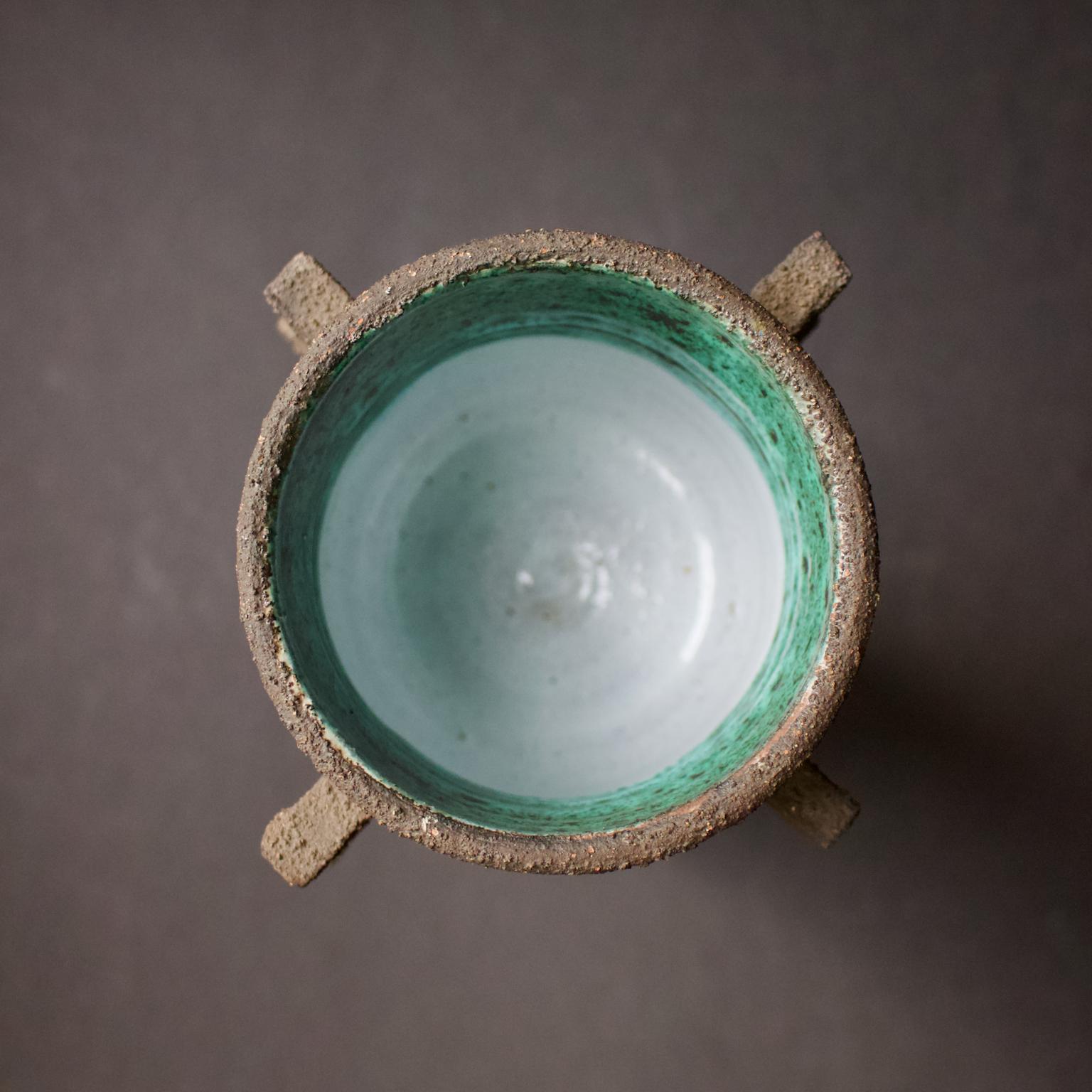Studio Ceramic Sculpture or Vessel by Clive Brooker, England, 1960s In Good Condition In London, GB