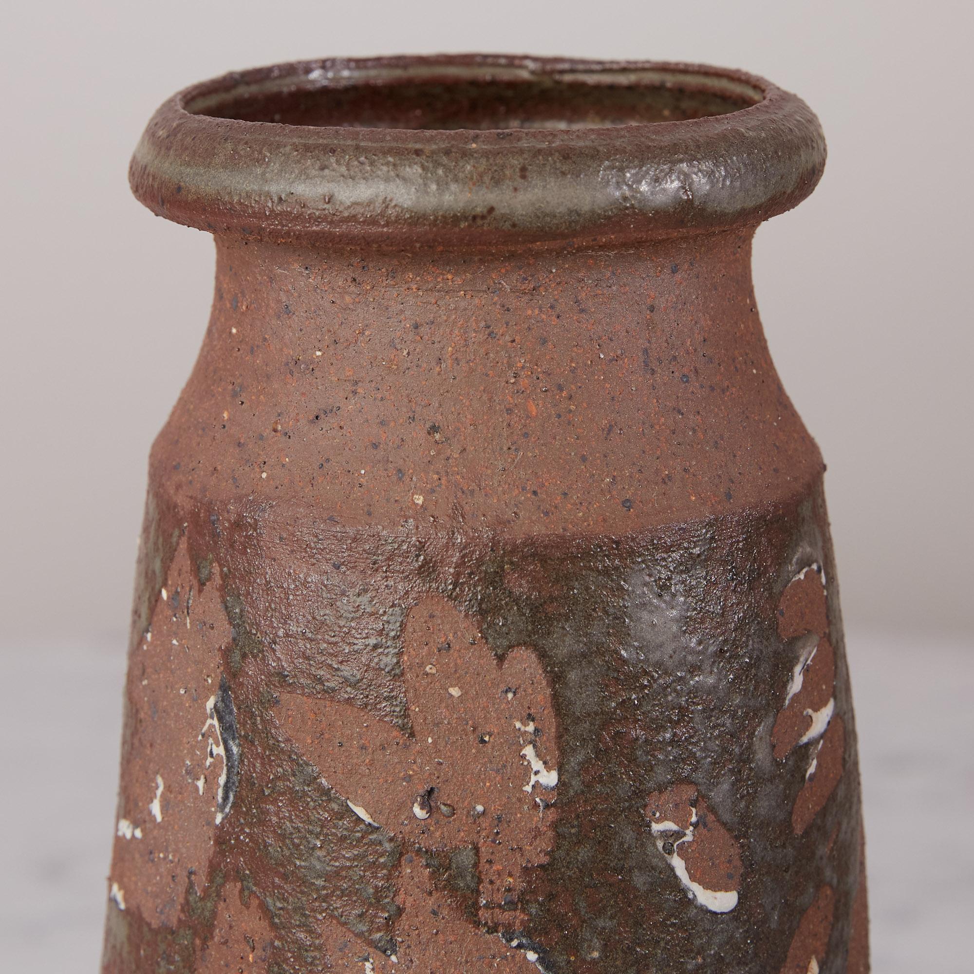 Studio Keramik Vase aus Steingut im Zustand „Gut“ im Angebot in Los Angeles, CA