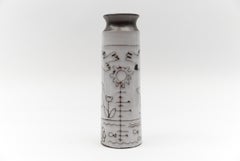 Studio Ceramic "Summer Time" Sun and Birds Vase by Wilhelm & Elly KUCH, 1960s