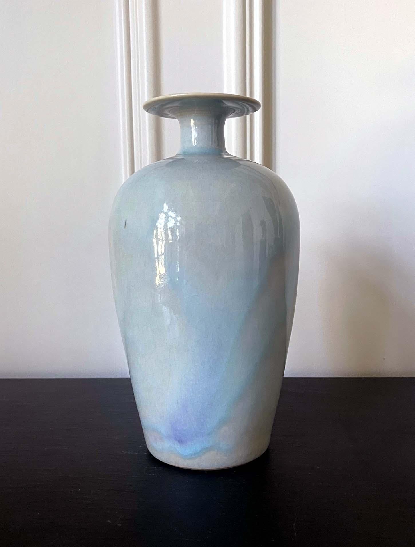 American Studio Ceramic Vase Brother Thomas Bezanson For Sale