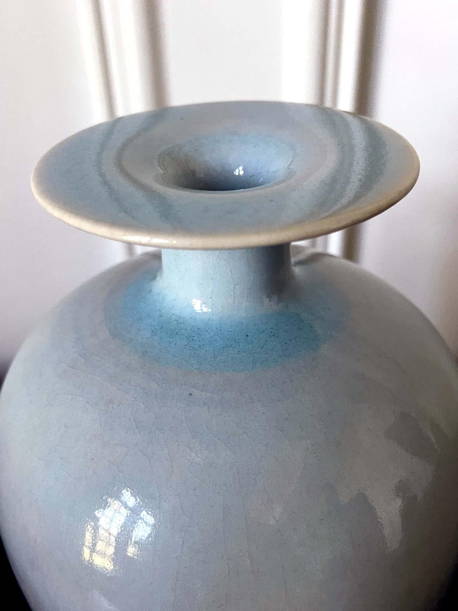 Studio Ceramic Vase Brother Thomas Bezanson For Sale 2