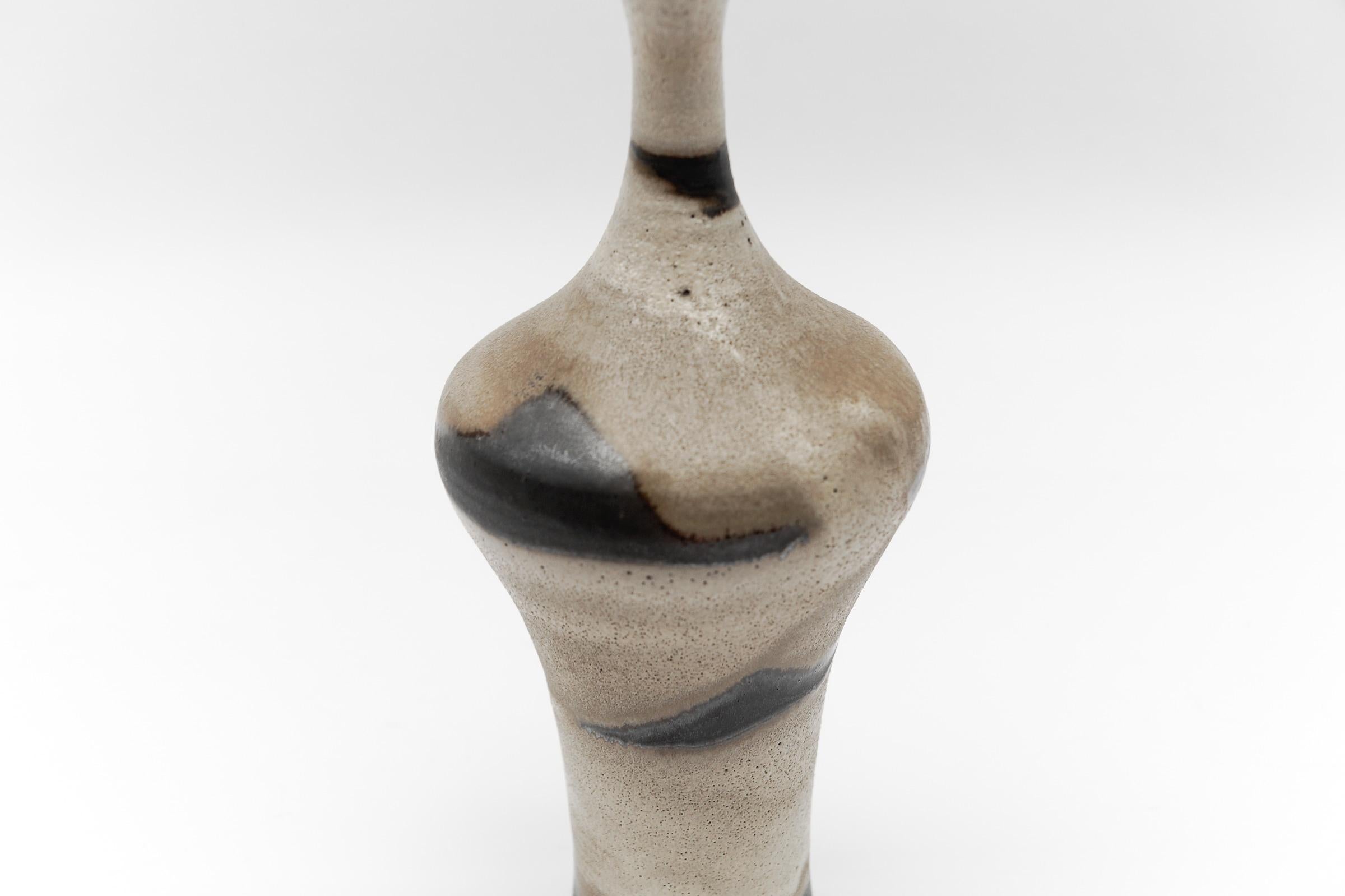 Studio Ceramic Vase by Elly Kuch for Wilhelm & Elly KUCH, 1960s, Germany For Sale 1