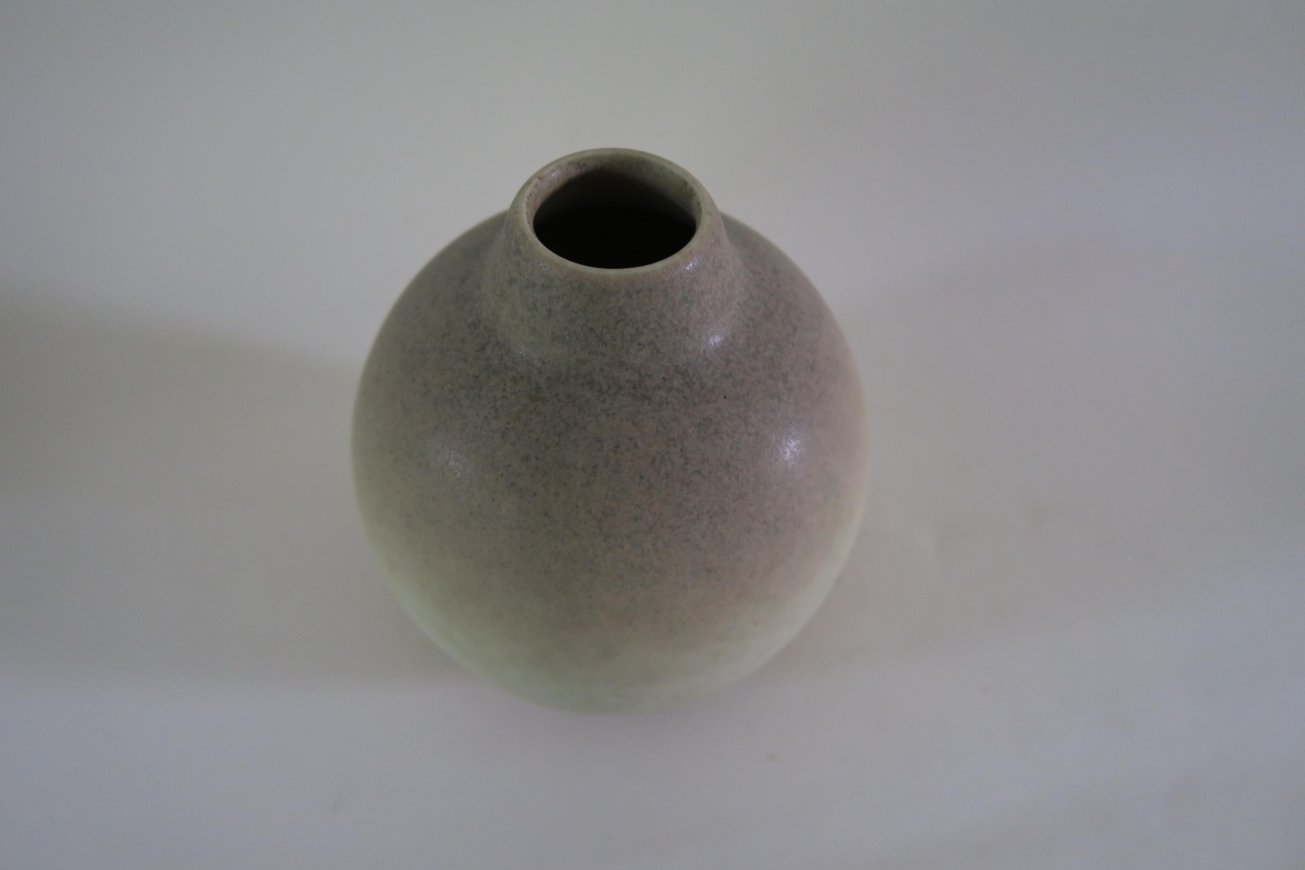 Mid-Century moderno Vaso in ceramica Studio A di Uwe Lerch in vendita