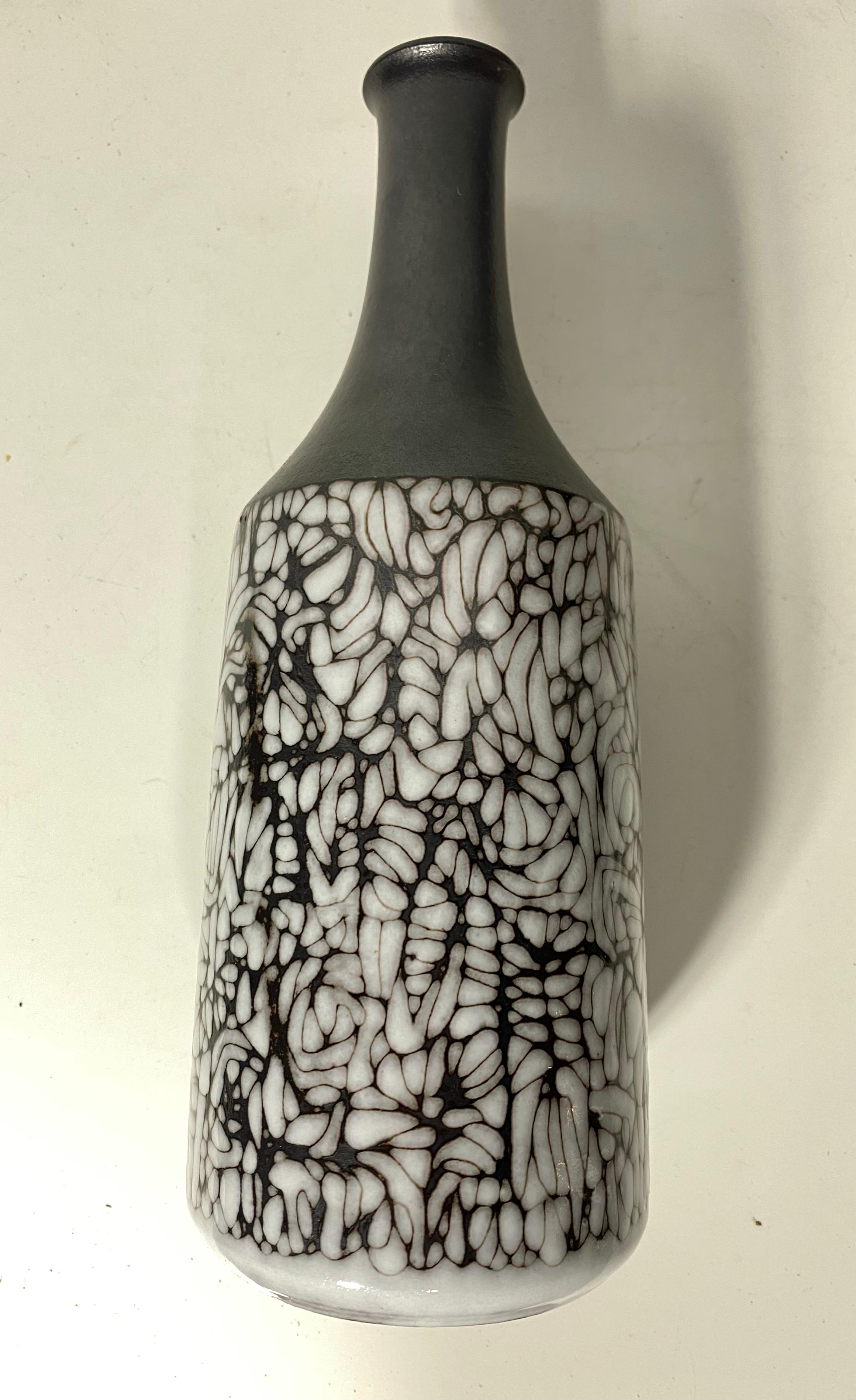 Metà XX secolo Vaso in Studio Ceramics di G. Lang per Wilhelm & Elly Kuch, anni '60, Germania in vendita