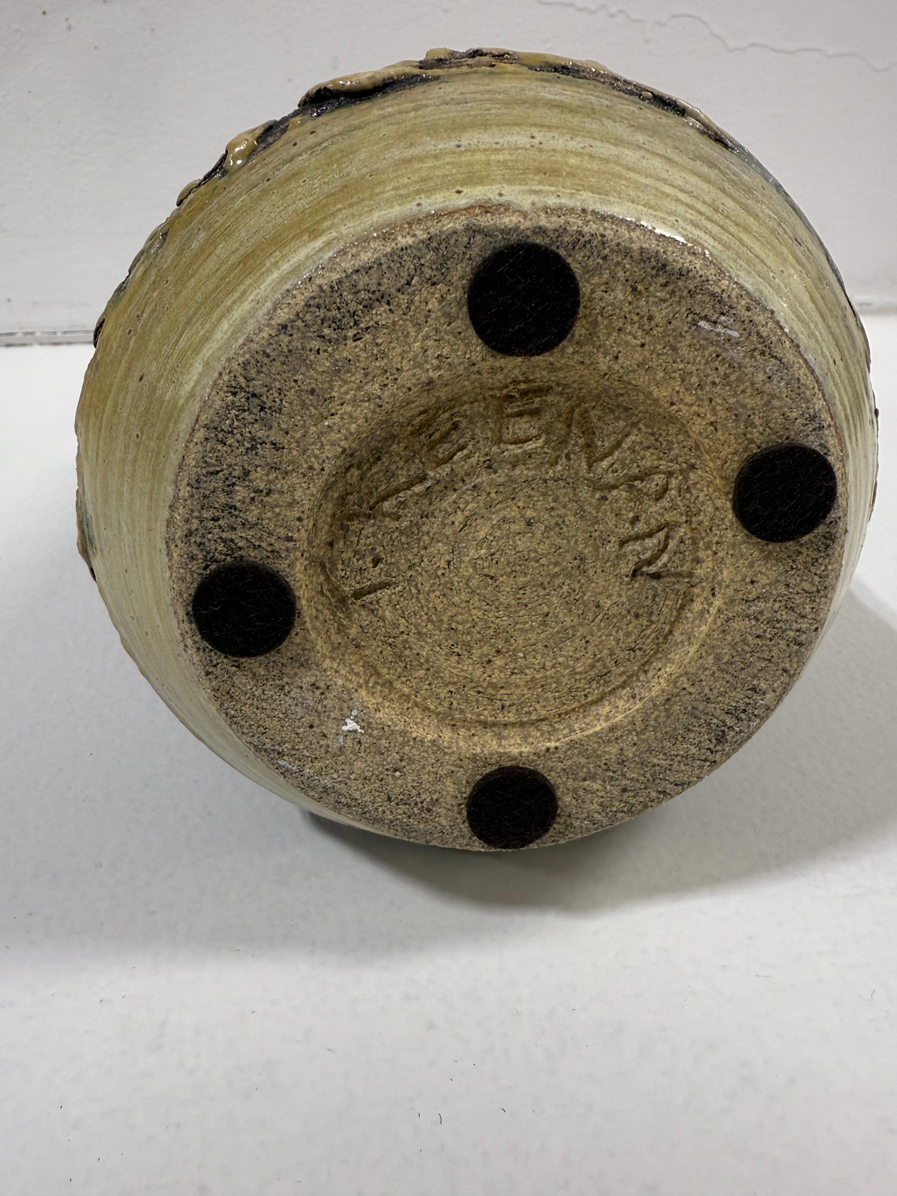 Jarrón de cerámica Studio Weed Pot de Tim Keenan Estadounidense en venta