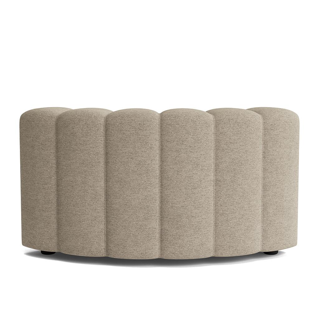 Studio Corner Modular Sofa by NORR11
Dimensions: D 96 x W 110 x H 70 cm. SH 47 cm. 
Materials: Foam, wood and upholstery.
Upholstery: Barnum Boucle Color 3.
Weight: 65 kg.

Available in different upholstery options. A plywood structure with elastic