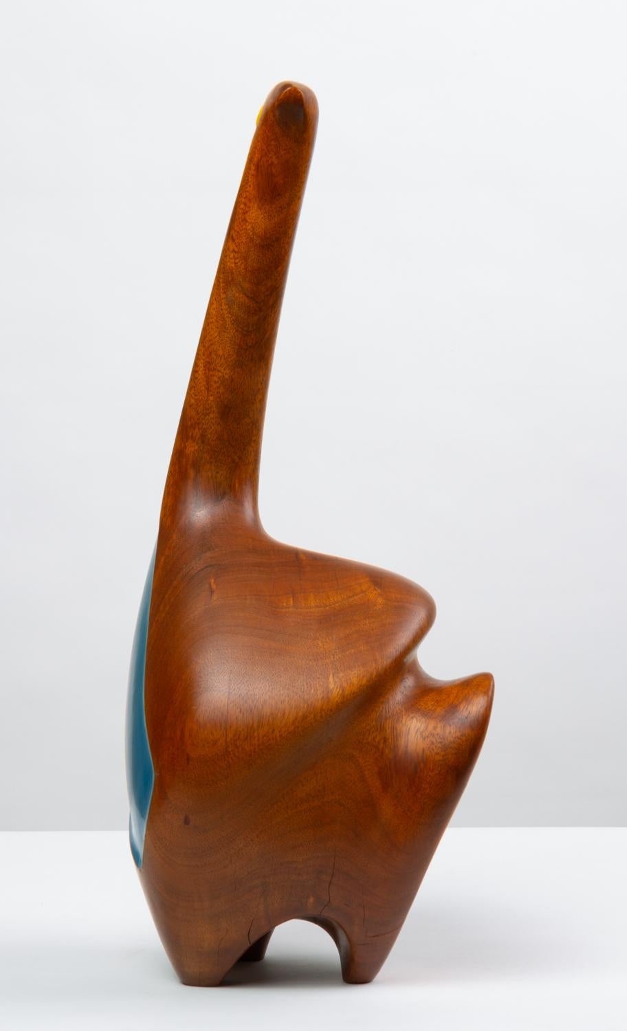 Mid-Century Modern Studio Craft Bird Sculpture by Carroll Barnes
