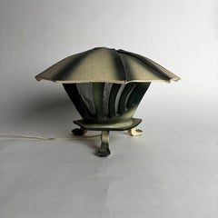 Studio Craft Ceramic Striped Table Lamp