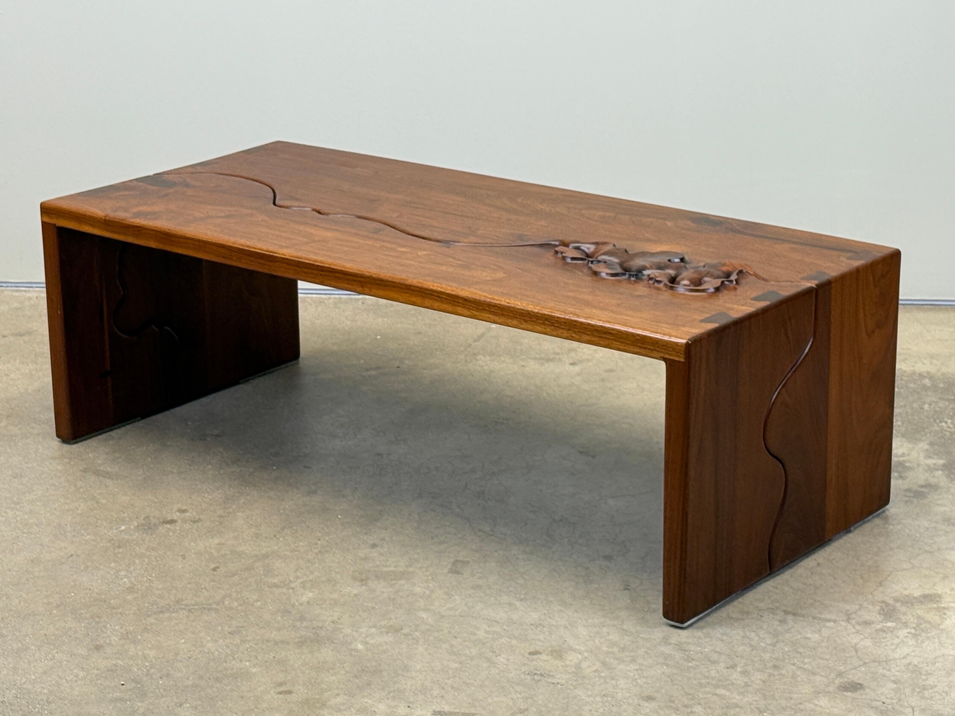 Studio Craft Coffee Table by Robert and Joanne Herzog, 1985 For Sale 6