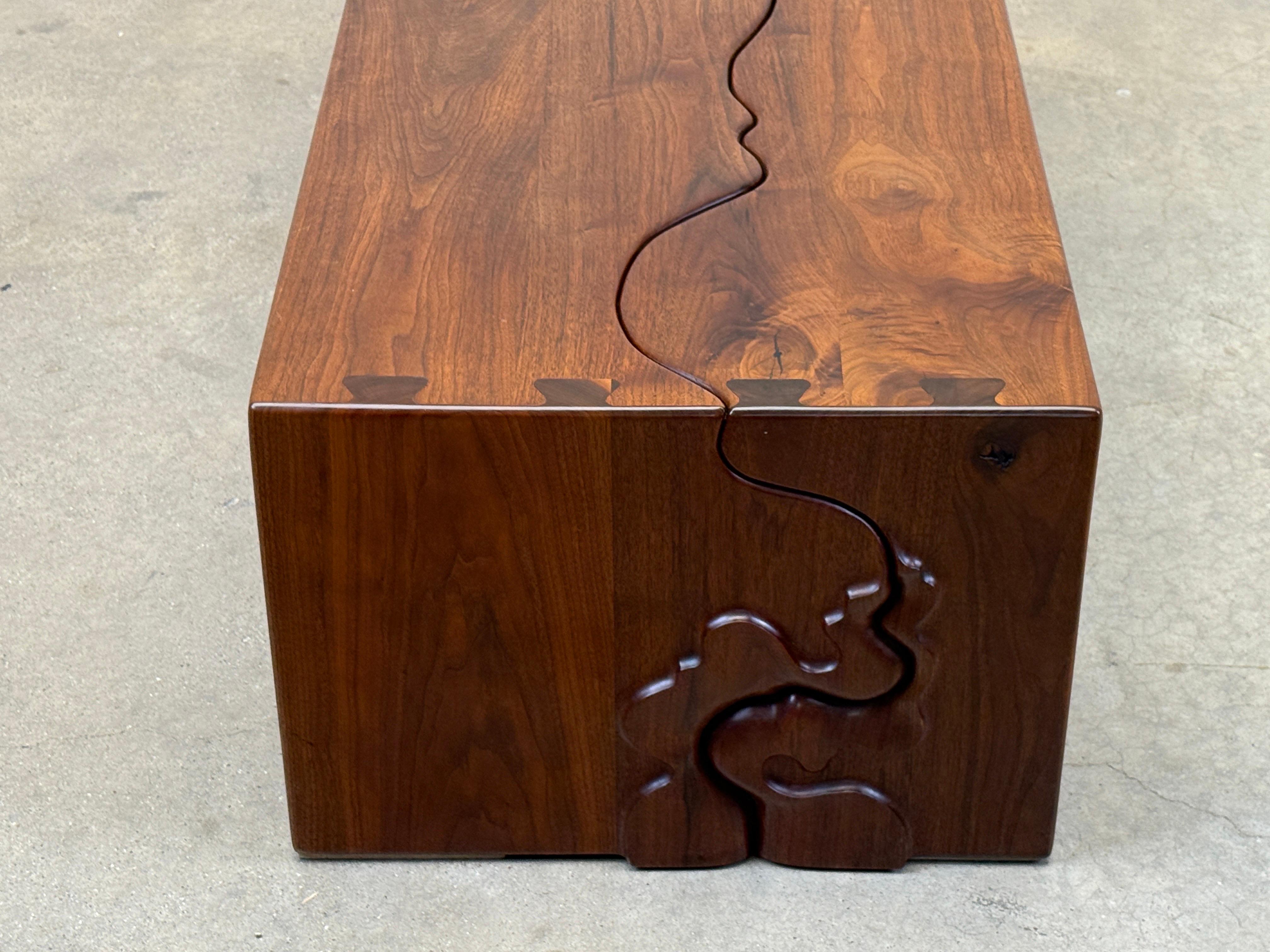 Studio Craft Coffee Table by Robert and Joanne Herzog, 1985 For Sale 12