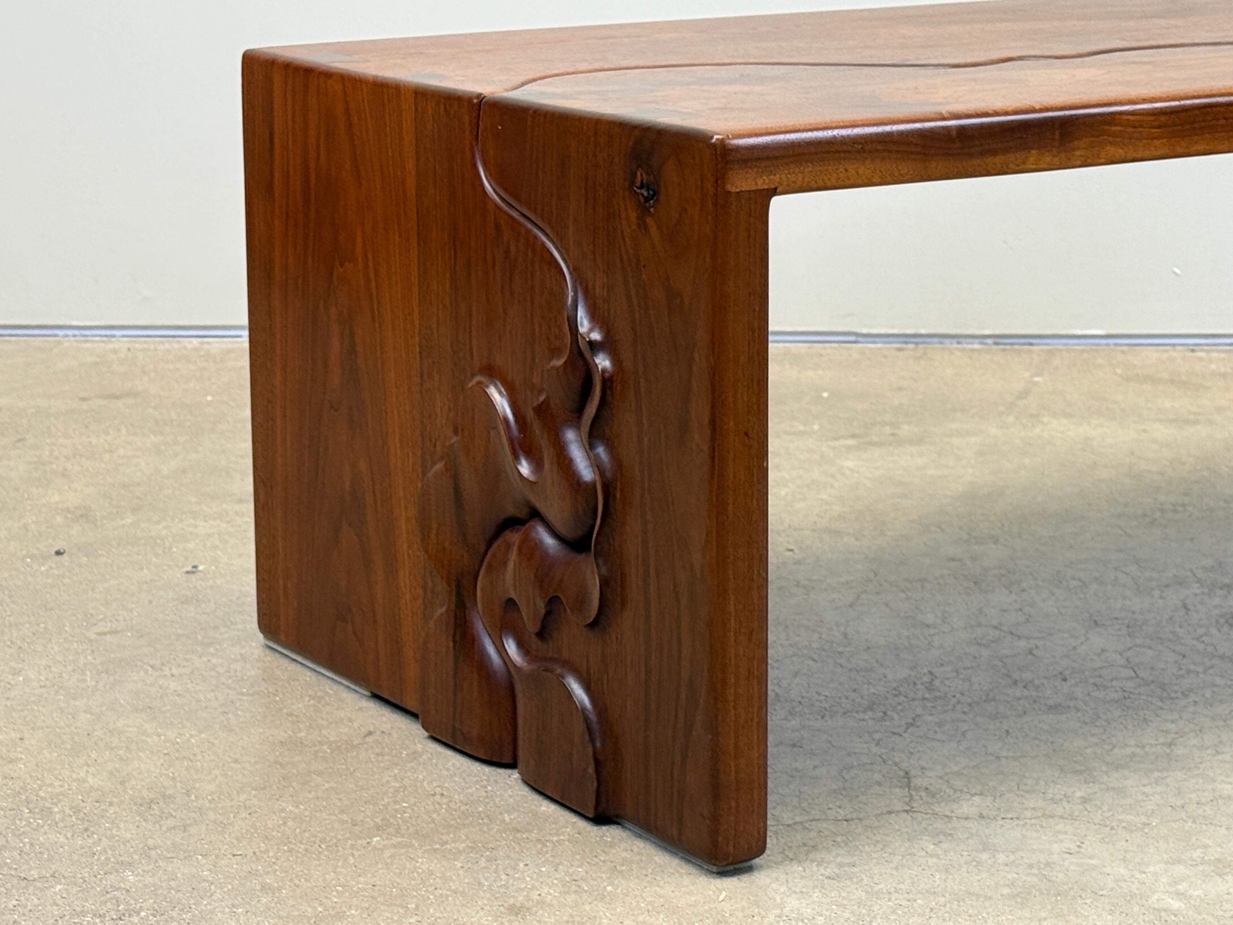 Late 20th Century Studio Craft Coffee Table by Robert and Joanne Herzog, 1985 For Sale