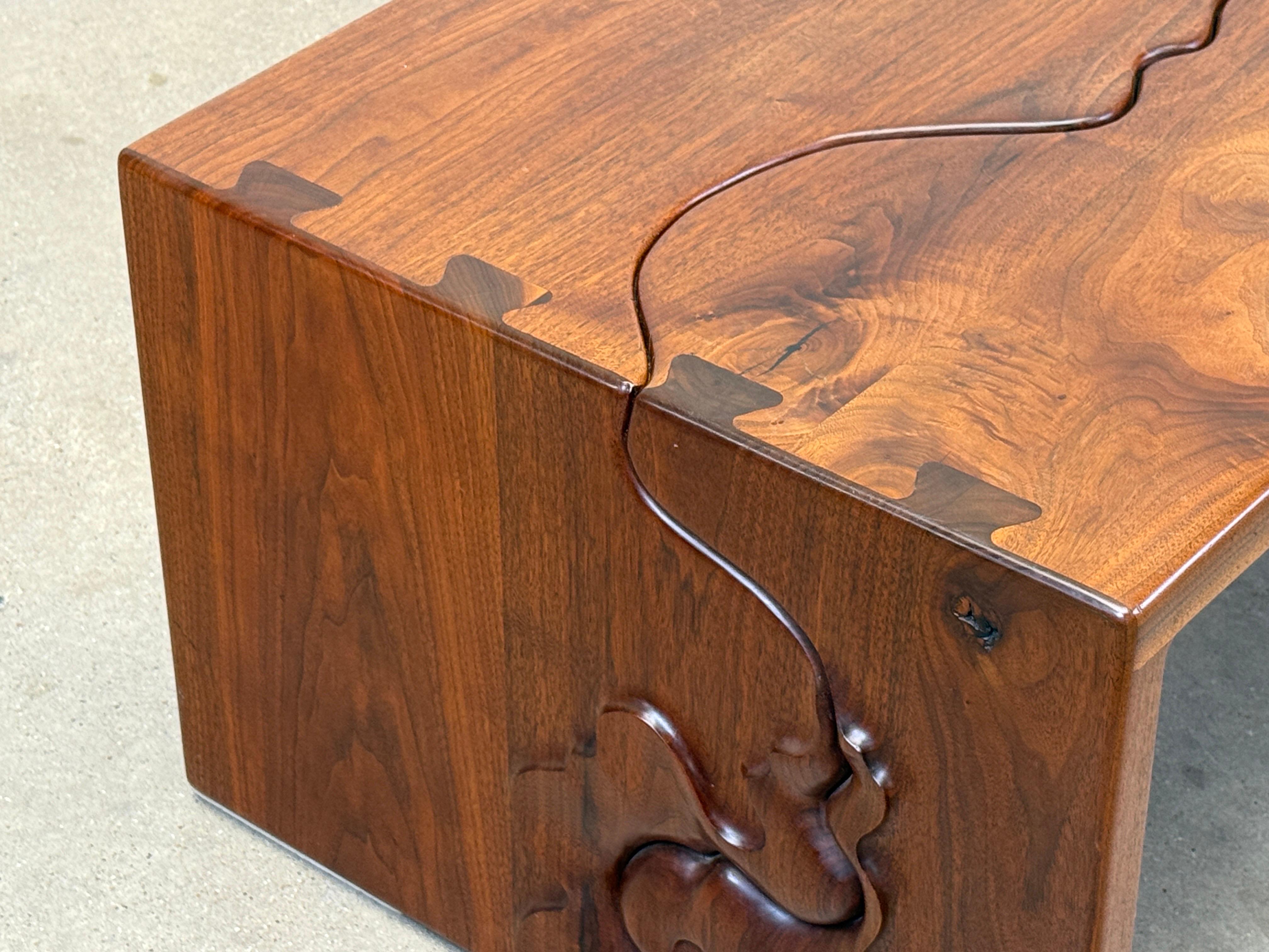Studio Craft Coffee Table by Robert and Joanne Herzog, 1985 For Sale 2